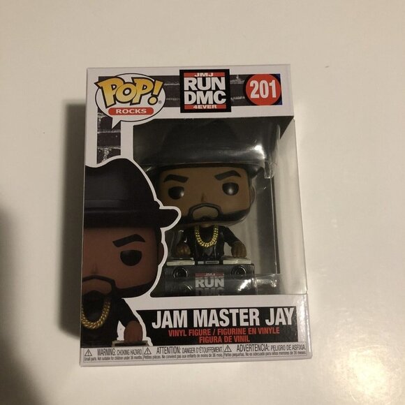 Jam Master Jay Funko Pop Rocks Run DMC JMJ 4Ever 201 - Picture 1 of 3